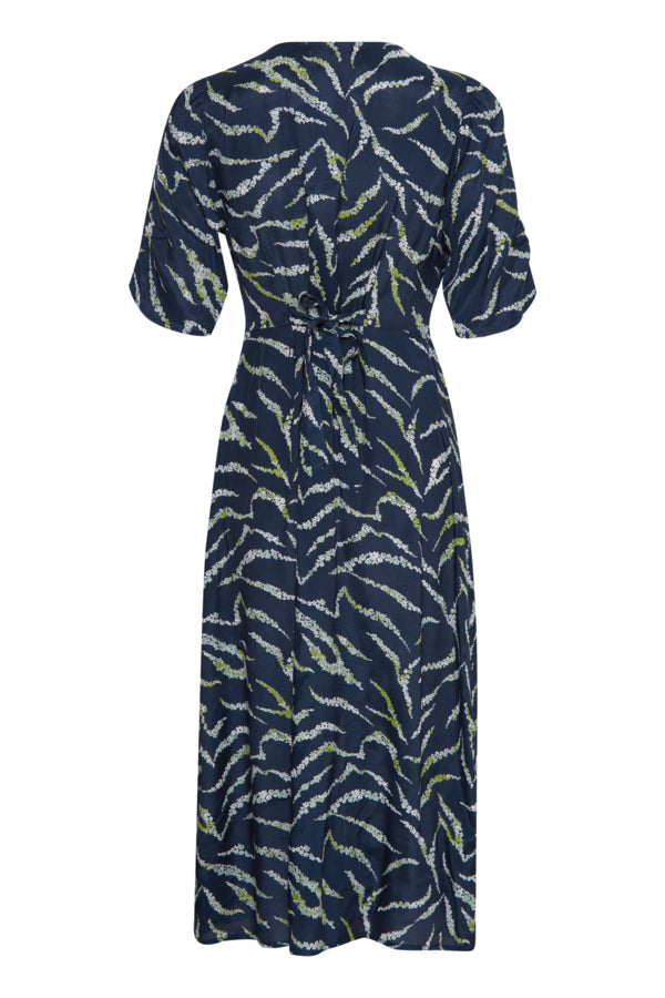 Evola Dress in Total Eclipse Print by Ichi