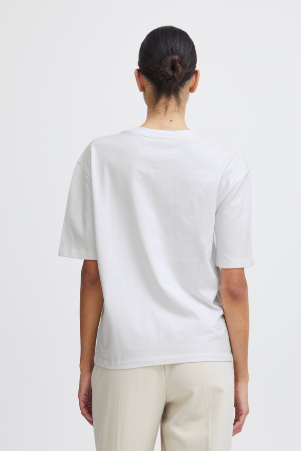 Classic White T-Shirt in Bright White by b.young