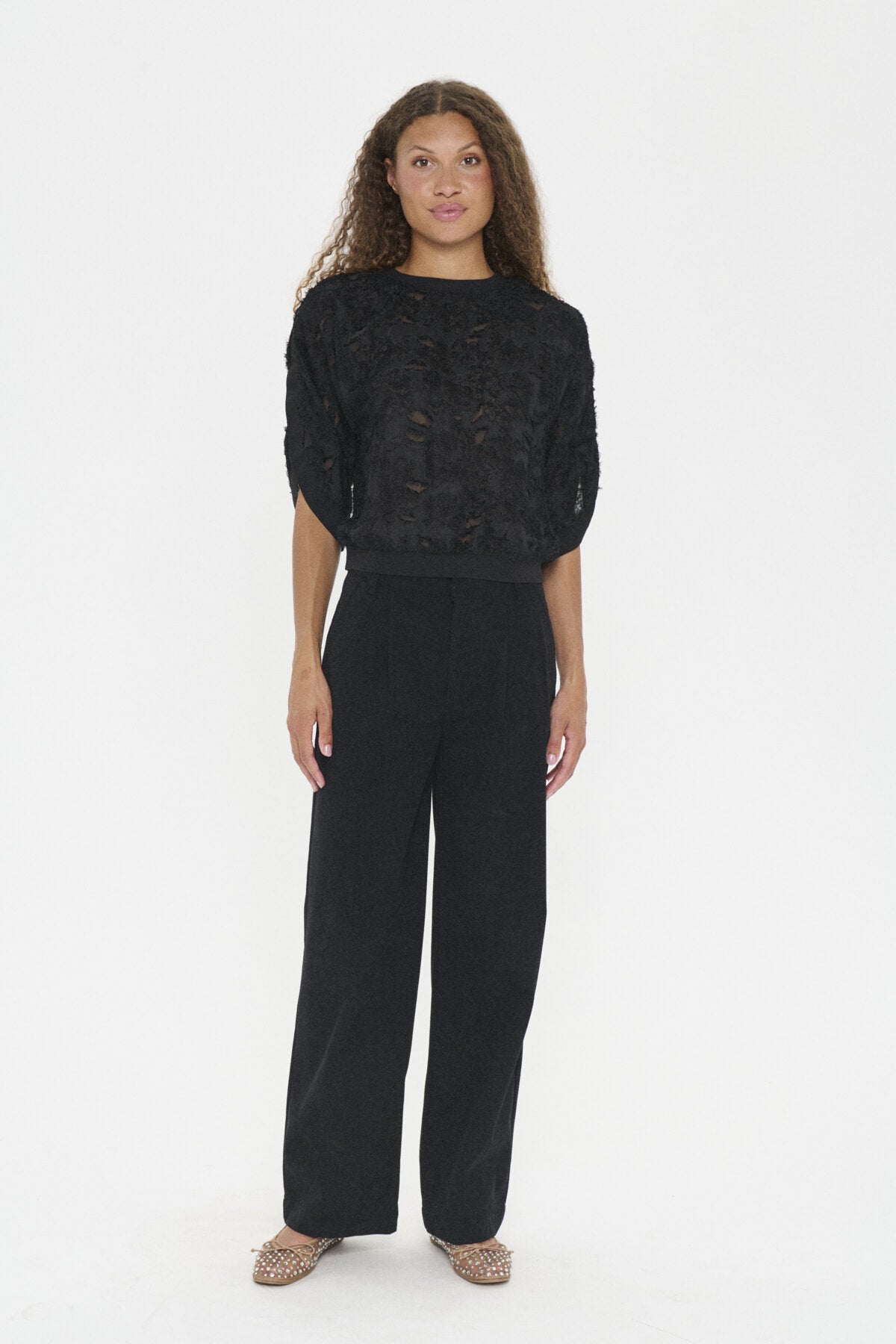 Miah Top in Black bu SAINT TROPEZ