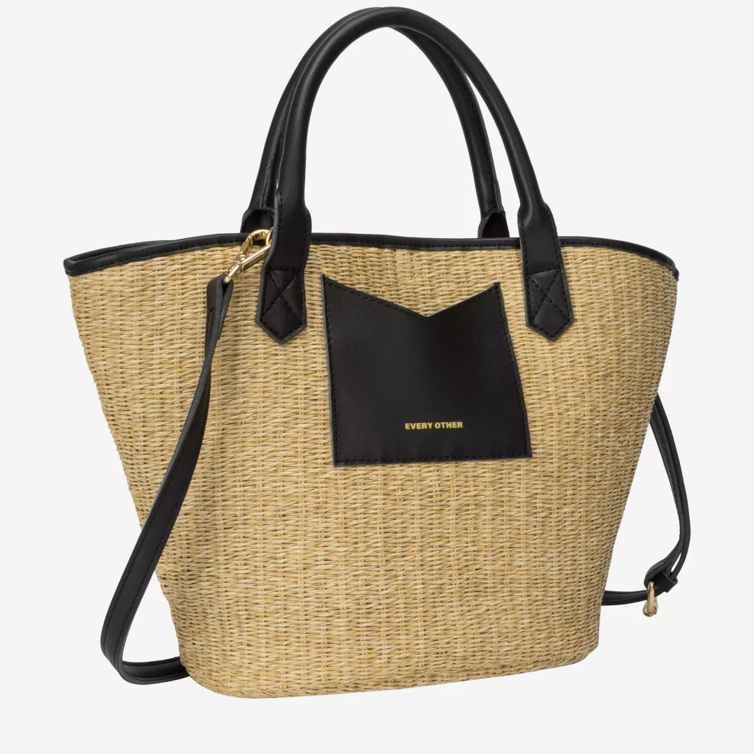 Large Tote Bag in Black by Every Other