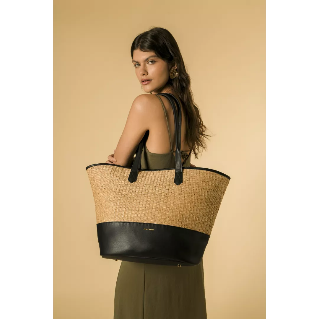 Extra Large Tote Bag in Black by Every Other