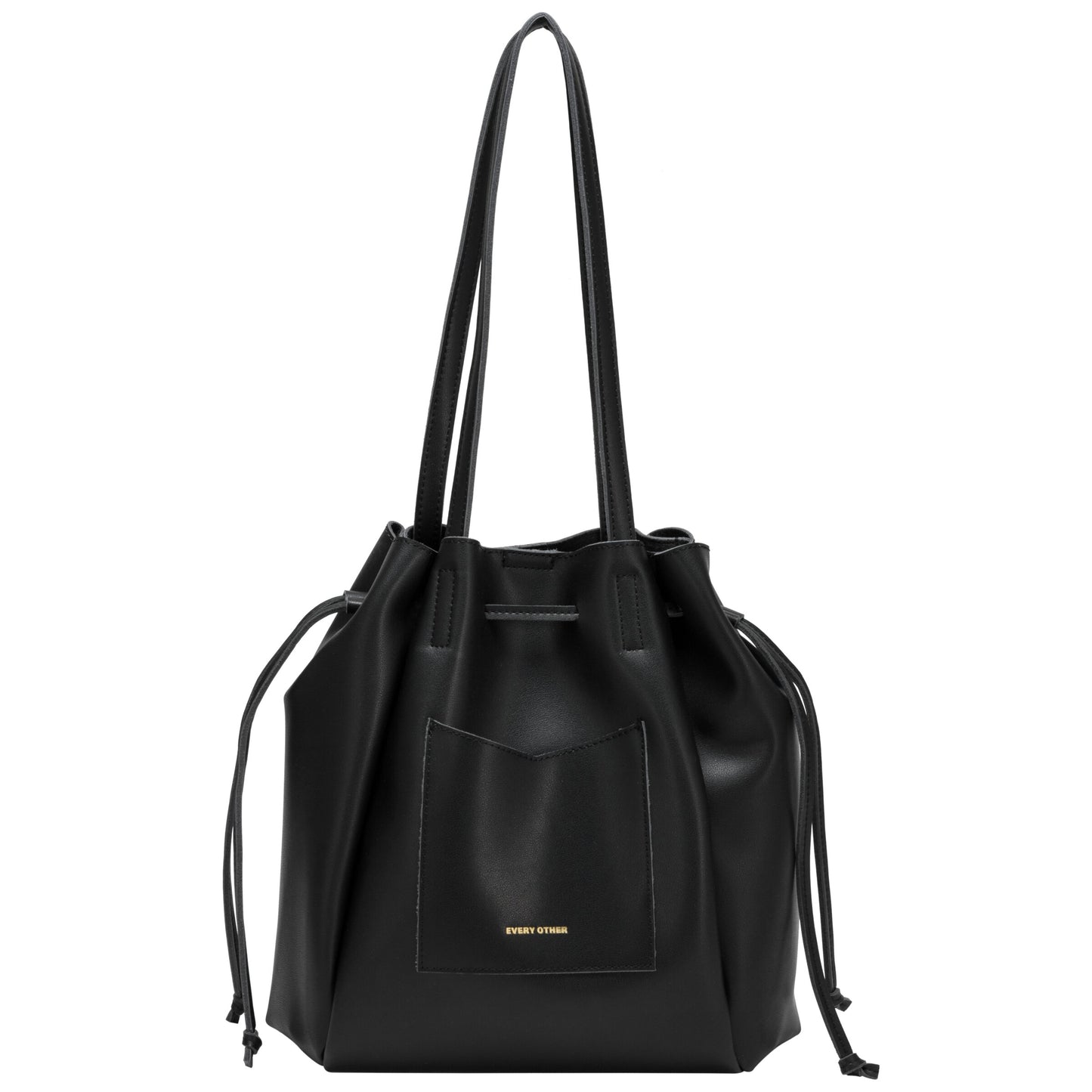 Drawstring Tote Bag in Black by Every Other WAS £45 NOW £30