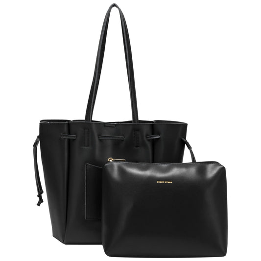 Drawstring Tote Bag in Black by Every Other WAS £45 NOW £30