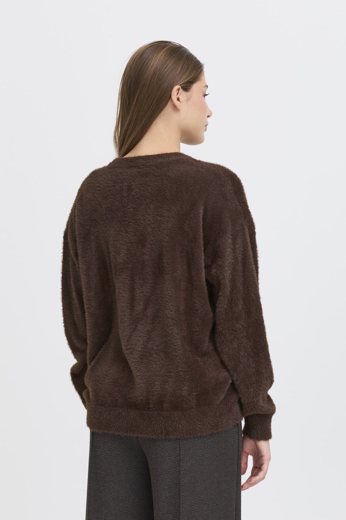 Brula Cardigan in Coffee Bean by Ichi
