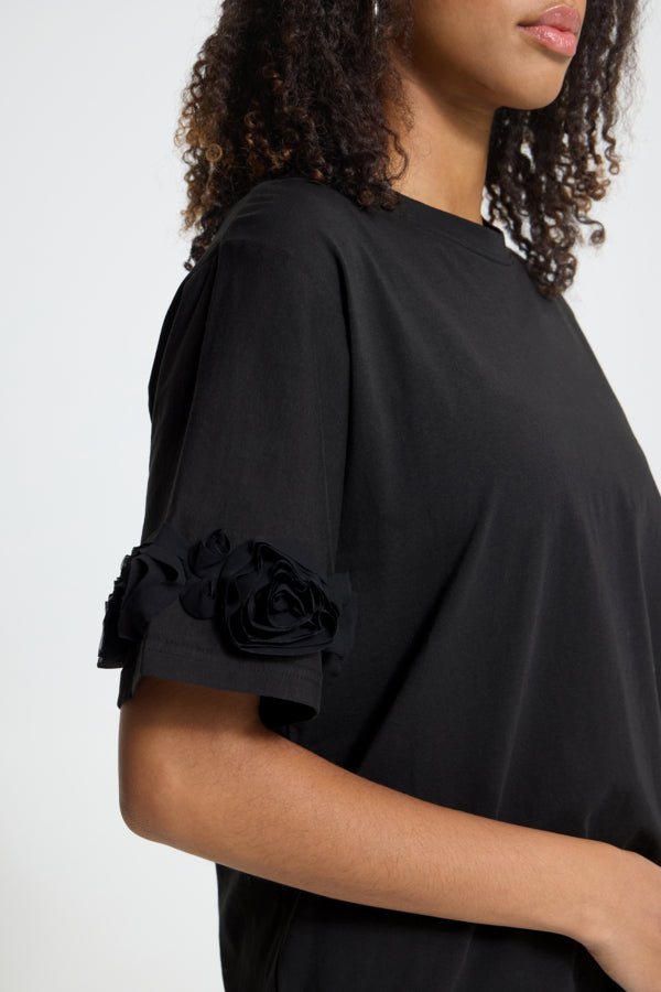 Rosanny Top in Black by Ichi
