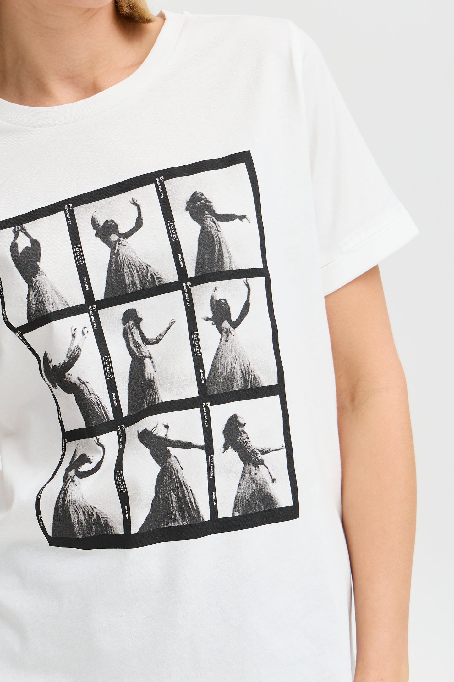 Neveah Tee in White by Fransa