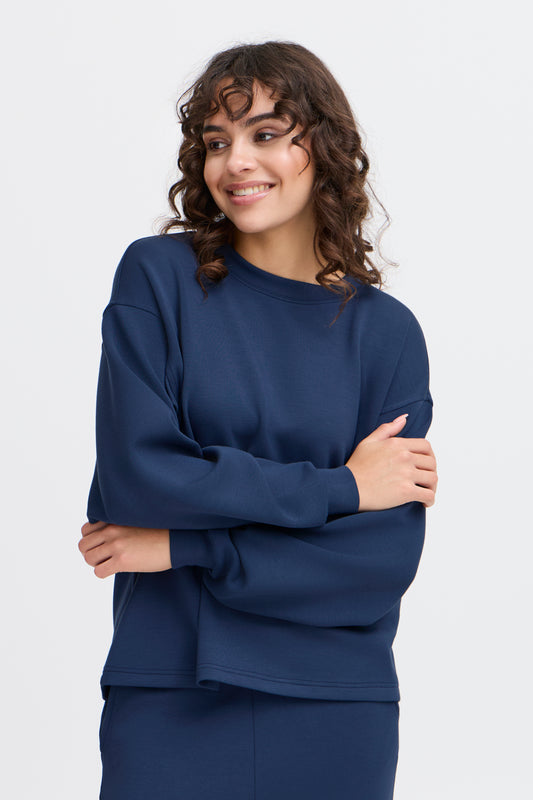Aurora Pullover in Navy by Fransa