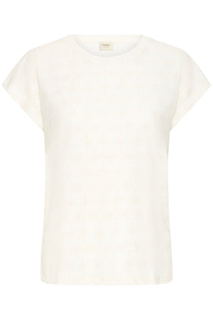 Sania Tee in White by Fransa