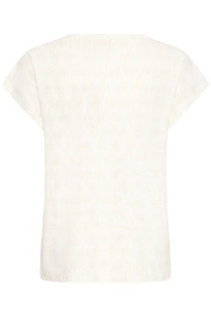 Sania Tee in White by Fransa