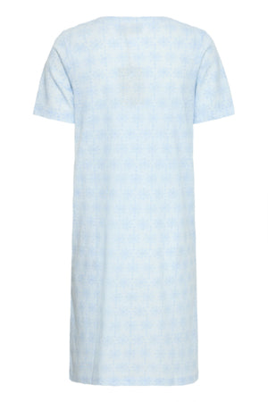 Sania Short Dress in Cashmere Blue by Fransa NOW £20