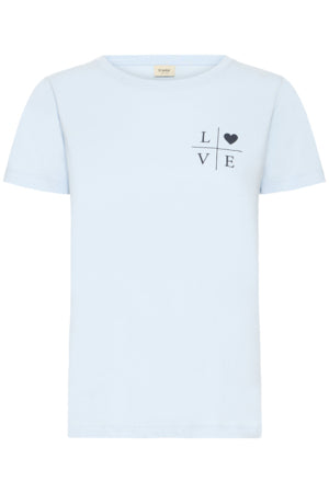 Juvia Love Tee in Cashmere Blue by Fransa