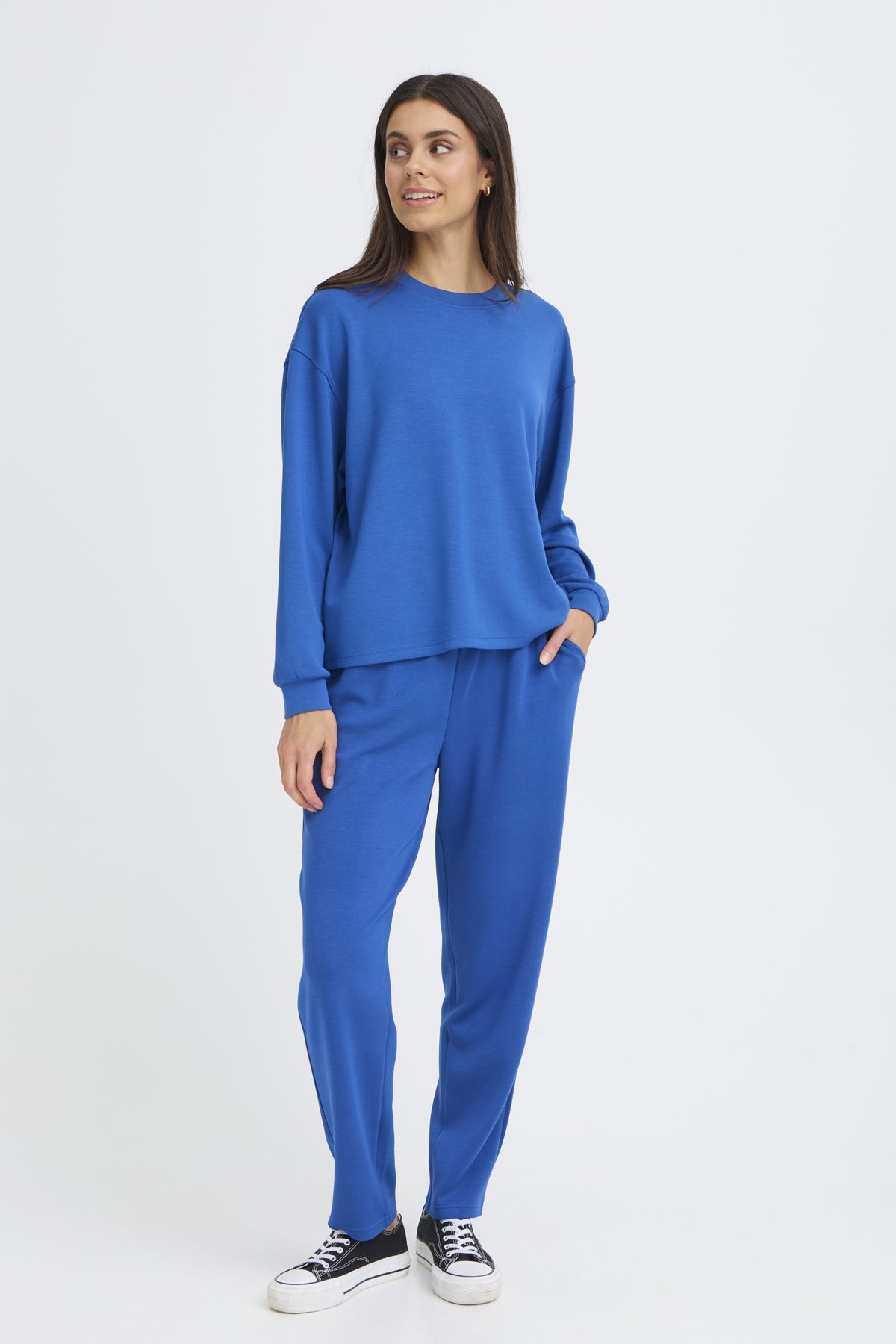 Aurora Pullover in True Blue by Fransa