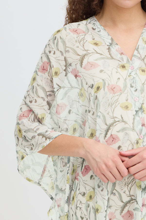 Floral Print Kaftan by Fransa