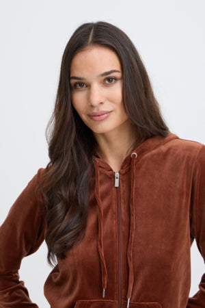 Mitza Velour Suit in Paprika by b.young