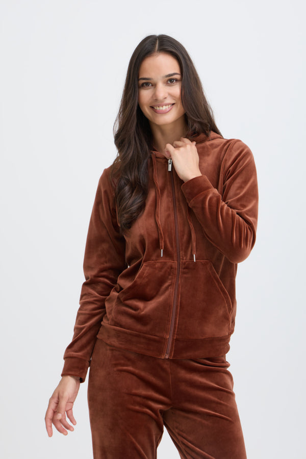 Mitza Velour Suit in Paprika by b.young