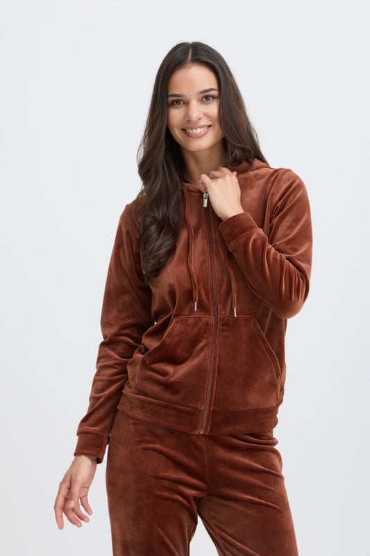 Mitza Velour Suit in Paprika by b.young