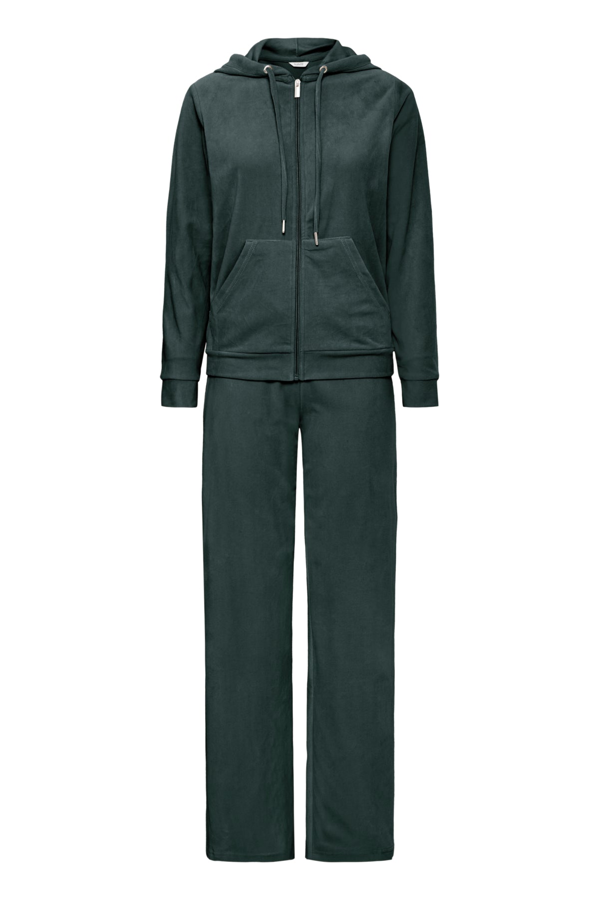 Mitza Velour Set in Dark Green by b.young