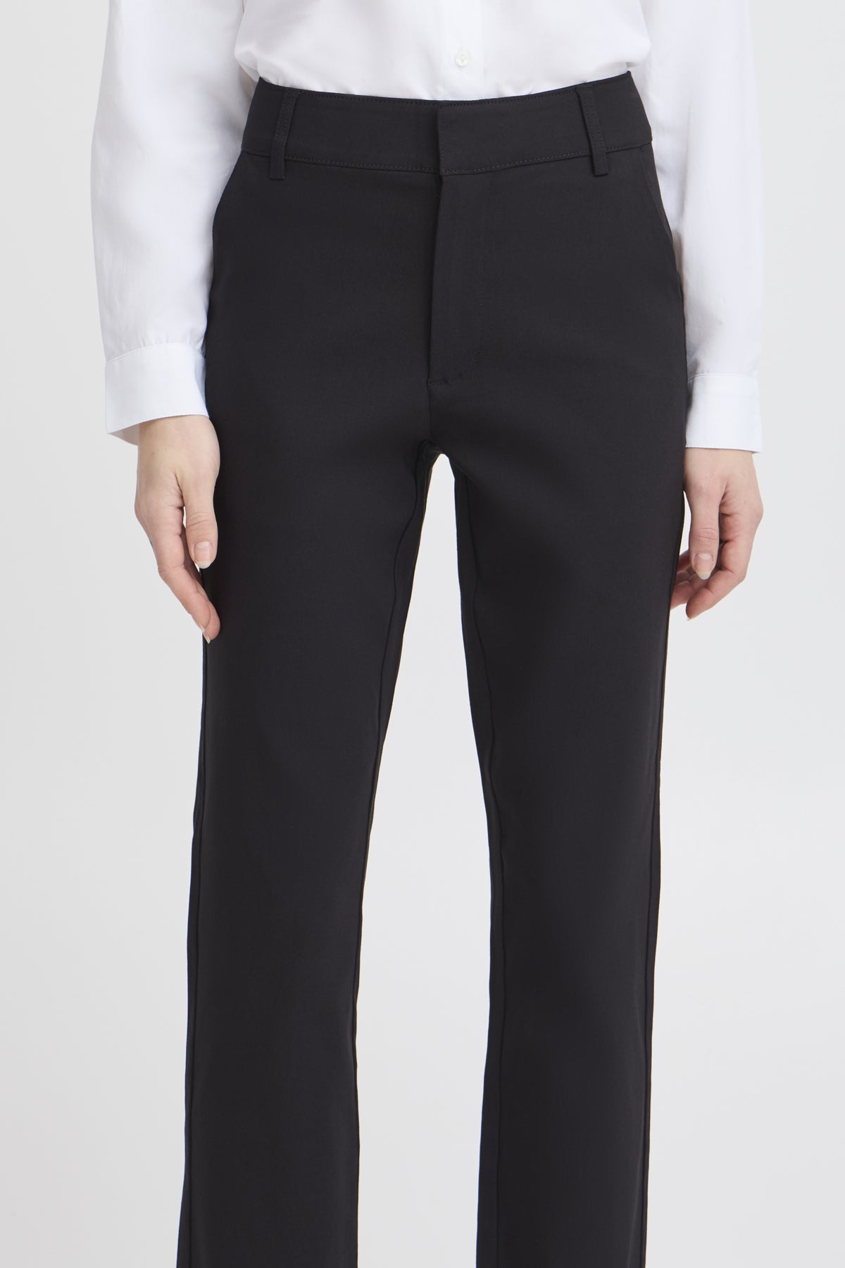 Dixi Straight Pants in Black by b.young