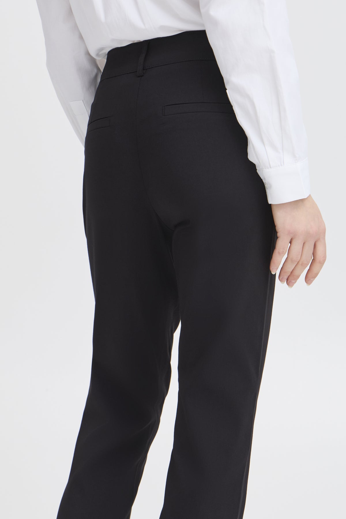 Dixi Straight Pants in Black by b.young