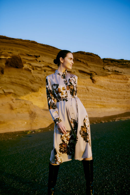 Jannike Shirt Dress by b.young