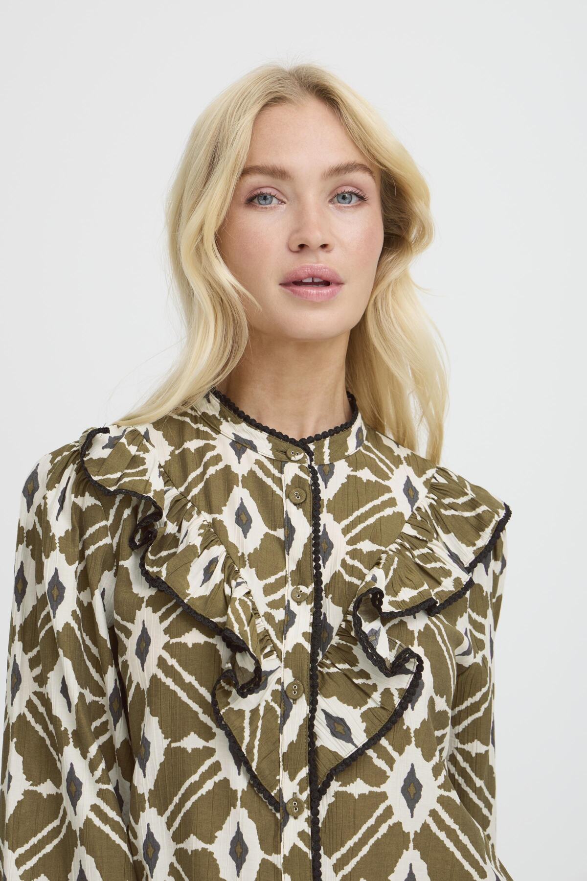Inaba Frill Shirt by by b.young