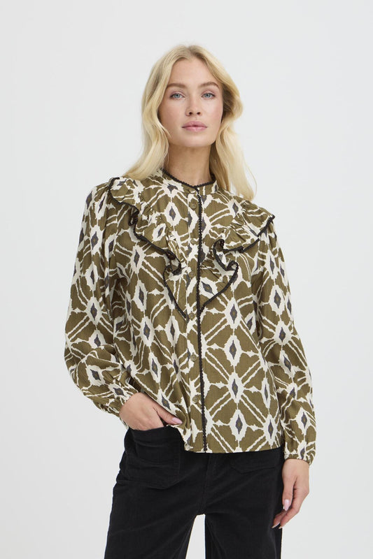 Inaba Frill Shirt by by b.young