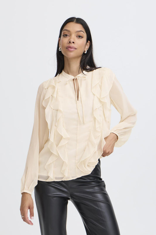Gijo Frill Blouse by b.young