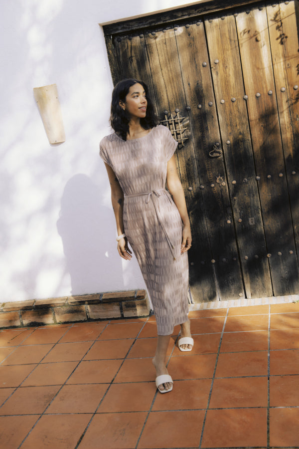 Uyika Dress in Mocca by b.young