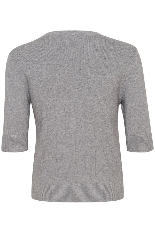 Spina Cardigan Short Sleeve in Grey by Soaked