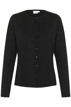 Classic Black Cardigan by Saint Tropez