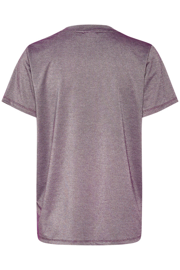 Haga Shimmer T Shirt in Purple by Saint Tropez