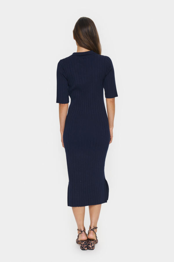 Juanna Navy Midi Dress by Saint Tropez