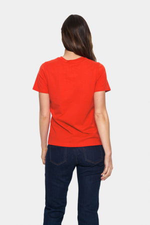 L'été T Shirt in Red by Saint Tropez