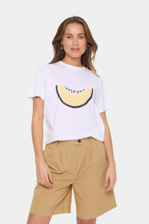 BE HAPPY Tee by Saint Tropez