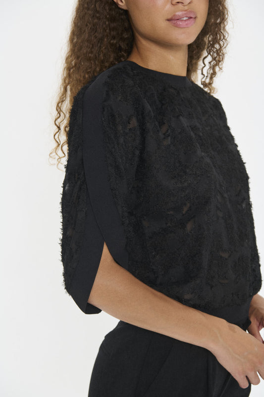 Miah Top in Black bu SAINT TROPEZ
