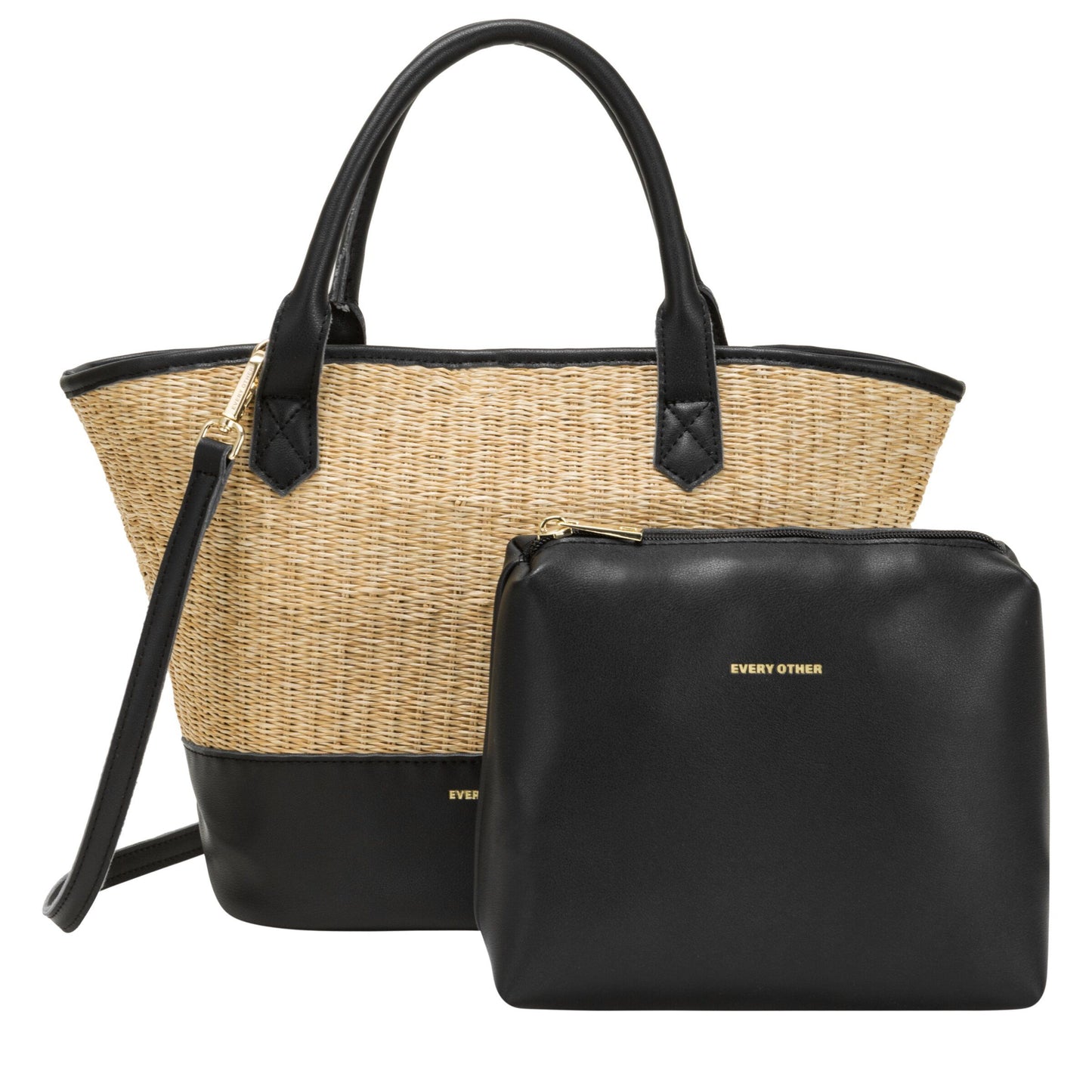 Large Tote Bag in Black by Every Other