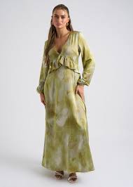 Tie Dye Ruffle Seam Dress was £40 now £30
